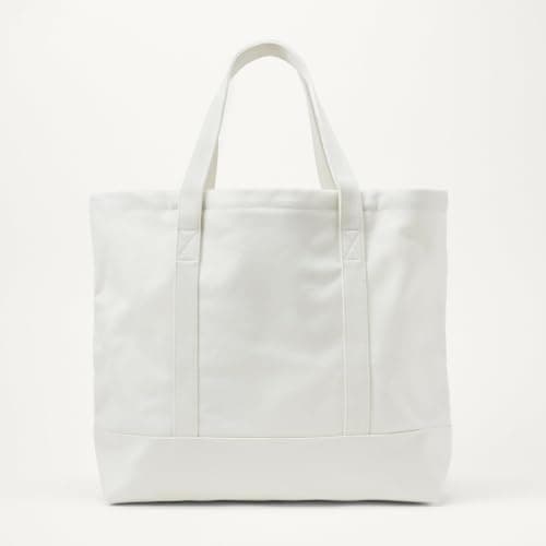 Amazon Essentials Unisex Adults' Large Heavy-Duty Canvas Beach Tote Bag, Natural, One Size — view 5
