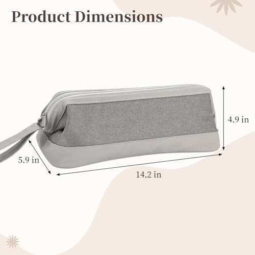 Travel Storage Bag, Compatible with Shark Flexstyle Hair Dryer, with Handle, Zipper Closure & Scratch-Proof Lining, Organizer for Hair Styling Tools, Curling Irons, Flat Irons (Light Grey) — view 4