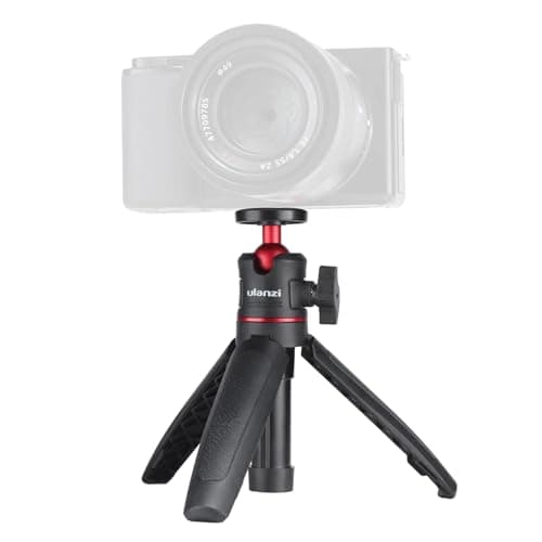 ULANZI MT-08 Compact Travel Tripod - Portable Mini With 1/4 Inch Screw - Compatible With Sony ZV1/RX100 VII/RX1R II, Canon G7X Mark, Fujifilm X100V, Leica Q2