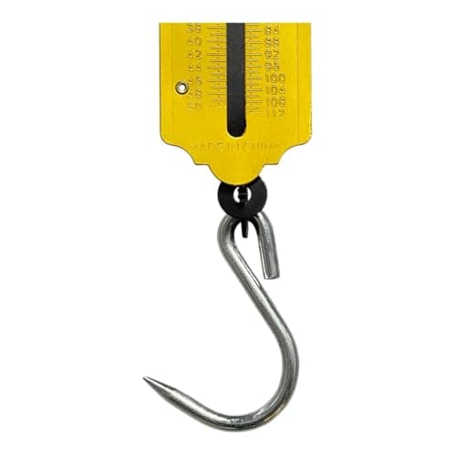 PNJB, Pocket Spring Balance Luggage Scale 25 Kg Weight Measuring Fishing Luggage, Golden Mechanical Balance with Hook for Home, School, Classroom, Kitchen Use (1X PACK) — view 2