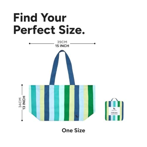 Dock & Bay Everyday Beach Tote Bag - Reusable Beach Handbag & Shopping Carrier - Cool Lagoon — view 6