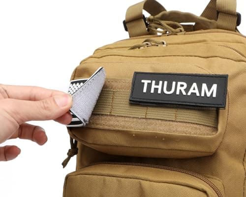Thuram 20 Liters Durable Nylon Waterproof Fishing Backpack Outdoor Military Tactical Sports Hiking Casual Daypacks (Khaki) — view 3