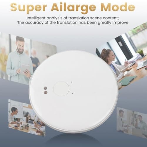Matybobe Language Translator Device Voice Translator 138 Languages AI Magnetic Translation Device 45 Days Standby with Photo Video Call Translation for Travel (White) — view 2