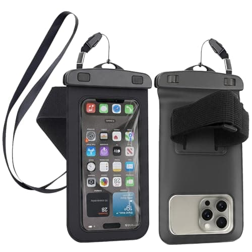 Waterproof Phone Case, 6.7-inch Waterproof Phone Pouch Dry Sealed Bag for iPhone 17 16 15 14 13 12 11 Pro Max XR Samsung S24 S23 S22 S21 Huawei P60 for Beach Swimming Fishing Hiking Surfing 1 Pack — view 2