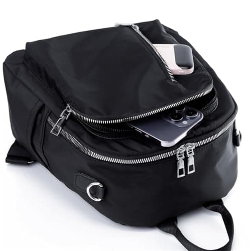 A xeumei Backpack Womens Small Casual Rucksack Anti Theft Travel Daypack Lightweight School Bag Ladies Fashion Multi Pockets Shoulder Bag — view 5