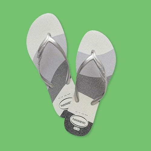 Havaianas Fantasia Gloss Women FlipFlop White/Silver 4.5/5 UK — view 2