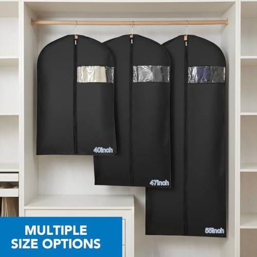 12 Pack Suit Bags PEVA Garment Bag Clothes Covers Suit Protector 60cm*120cm — view 6