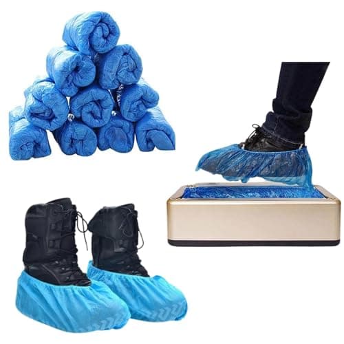 G4GADGET 30 pcs Disposable Shoe Cover Blue Cleaning Overshoes Boot Safety — view 5