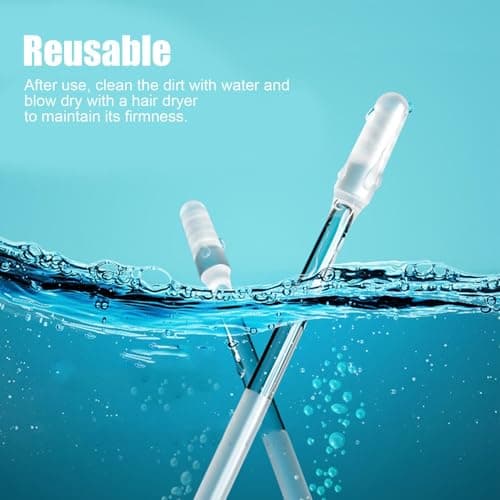 Reusable Sticky Ear Pick, Adhesive Earwax Cleaner Tool, Gentle Ear Wax Removal Stick for Adults, Children & Teenagers, Soft Rubber Safety Cleaning Kit, Portable Hygiene Care for Home & Travel — view 4