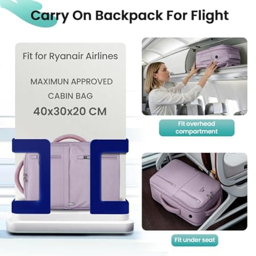 MATEIN for New Ryanair Cabin Bags 40x30x20, Travel Backpack Cabin Size — view 2