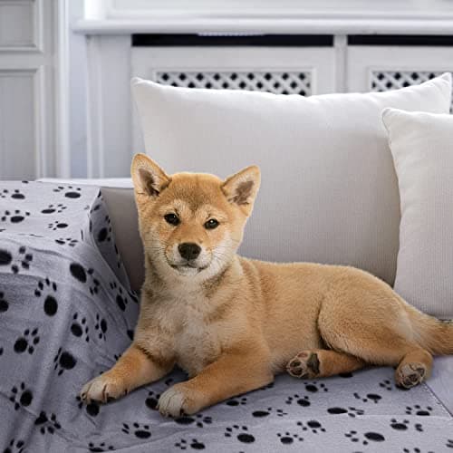 Nobleza 6-Pack Washable Fleece Dog Blankets 75x75cm Soft — view 6