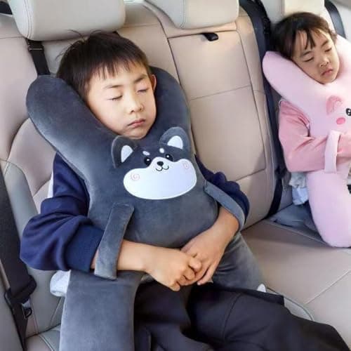 Kids Car Pillow With Neck Support AnimalToy,Child Car Sleeping Head Support — view 3