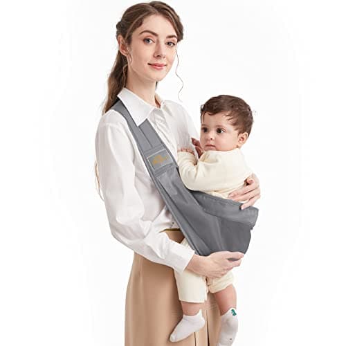 Mumgaroo Adjustable Baby Sling, Breathable Toddler Carrier for 0-36 Months