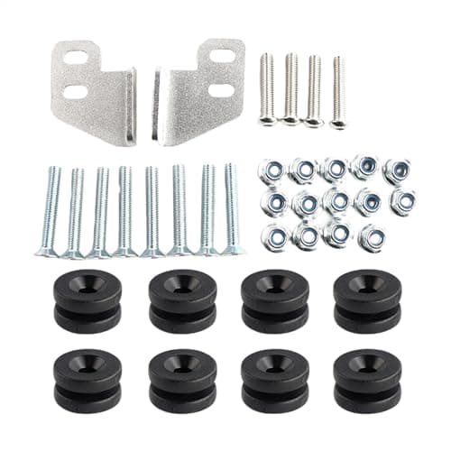Motorcycle Tail Bag Mounting Kit - Stainless Steel Side Box Brackets, Travel Luggage Mount | Secure and Easy-to-Install Motorcycle Storage Solution, Heavy-Duty Mounting System for Adventure Riders