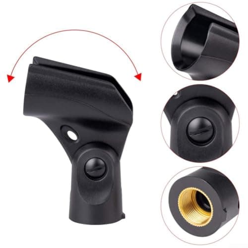 Microphone Clip 25mm, 5/8 to 3/8 Adapter for SM57 Mic Stand — view 5