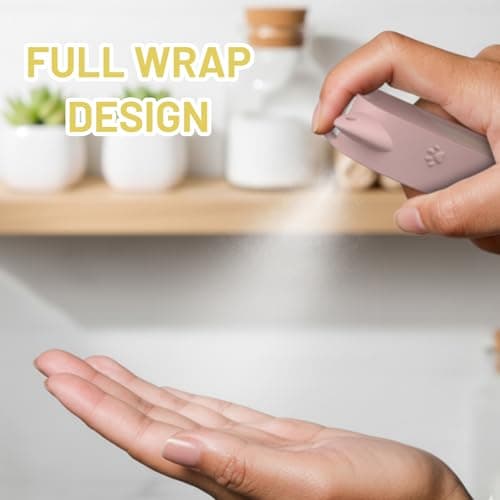 2 Pack Hand Sanitizer Case, Spray Hand Sanitiser Cover with Keychain for Travel, Portable Protection for Hand Sanitiser Spray — view 6