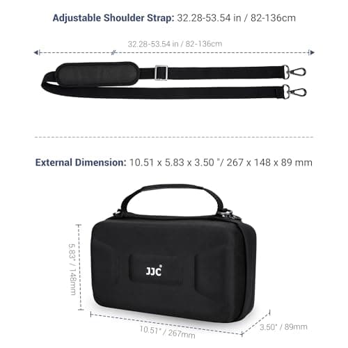 JJC EVA Osmo Action 5 Pro Case, Carrying Bag for DJI Osmo Action 5 Pro 4 3 — view 6