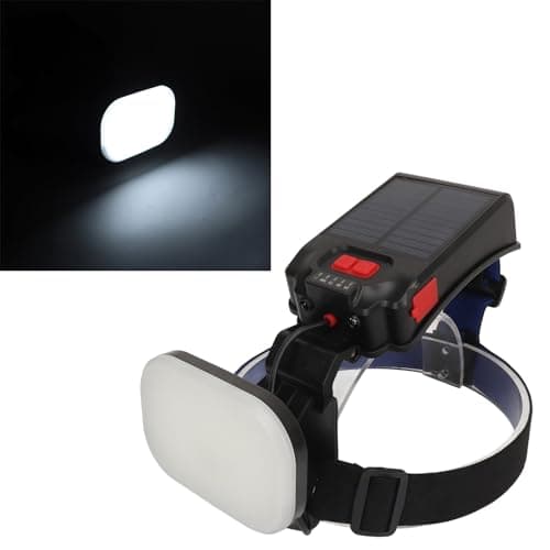 Luocute Fishing Headlamp, 1200LM, IPX4, USB Solar Powered — view 2