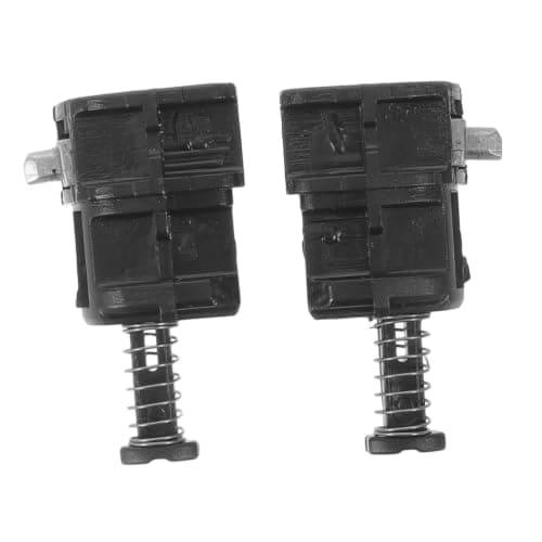 2pcs Luggage Handle Lock Buckle Clips for Suitcase Repair Black Pvc