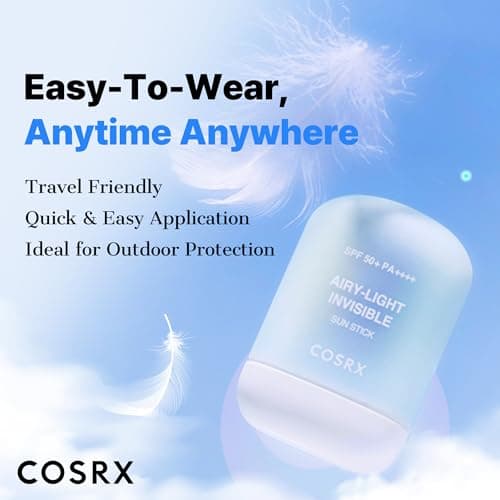 COSRX Airy-Light Invisible Sun Stick SPF50+ PA++++, Matte Finish Korean Sunscreen Stick with Oil Control, No White Cast, Sunblock Stick, 19g — view 4