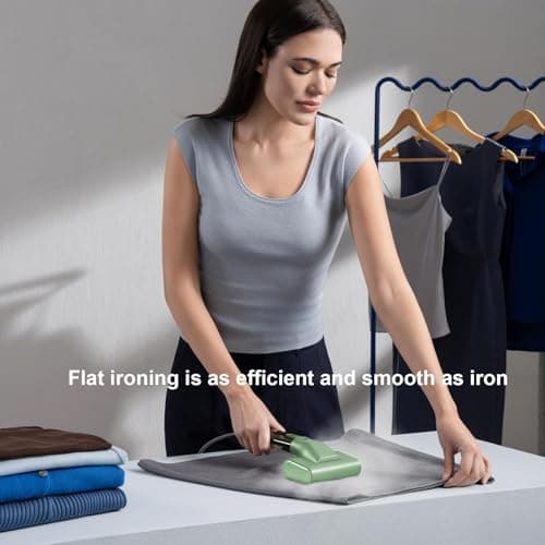 G10 Steamer for Clothes, Portable Travel Irons,Handheld Garment Steamer (Mint Green) — view 2