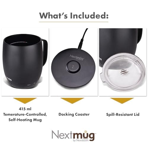 Nextmug - Temperature-Controlled, Self-Heating Coffee Mug — view 3