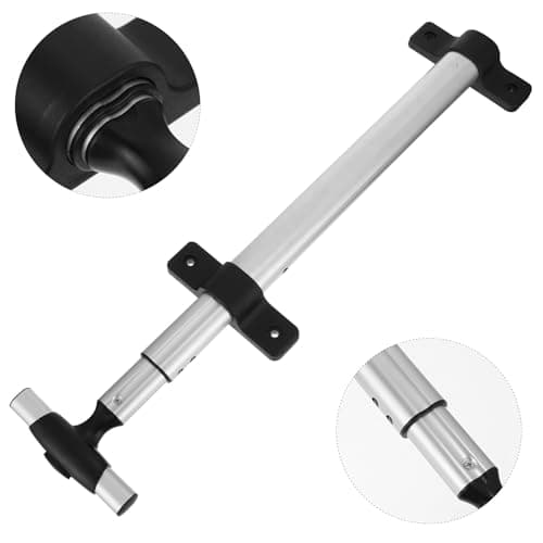 Suitcase Drag Rod Telescopic Aluminium Alloy Black Handle for Luggage — view 6