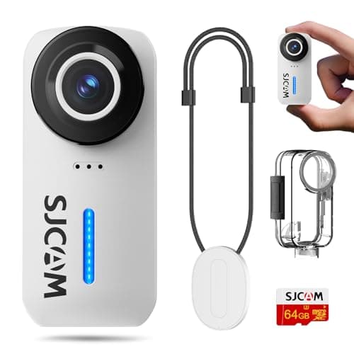 SJCAM C110 4K Mini Body Action Camera with 64GB Card, 5G Phone Only Cam