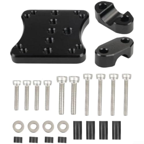 Compact Motorcycle GPS Mount Holder for 12mm Handlebars, Adjustable Viewing Angle Bracket, Plastic Stand Fit