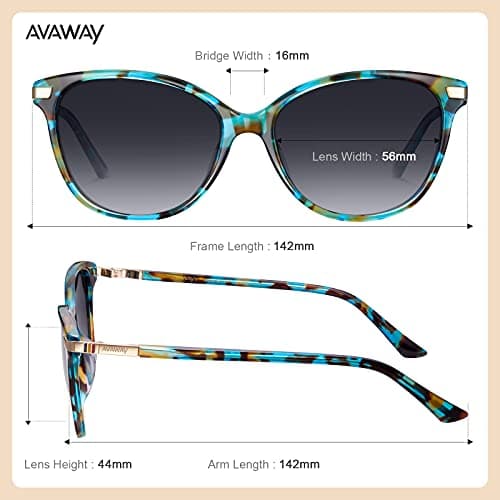 AVAWAY Fashion Sunglasses for Women Polarised UV Protection AV502 — view 6