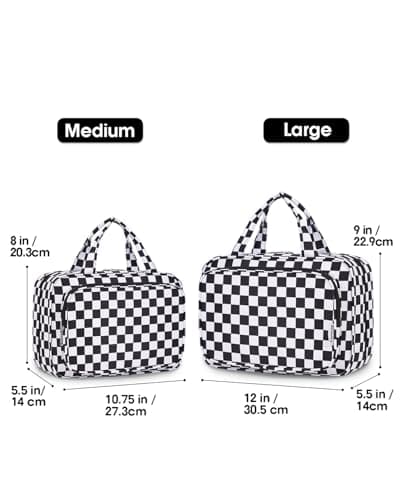 Narwey Large Hanging Travel Toiletry Bag for Women, Wash Bag for Toiletries — view 2
