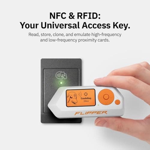 Flipper Zero Starter Pack with WiFi Dev Board, Silicone Protective Case, 3x Screen Protectors – Portable Multi-Tool for RFID, NFC, IR, GPIO & Wireless Testing — view 5