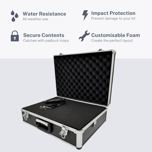 ROC Cases A501 Flight Case 46x33x15cm, Fixed Lid, Pick & Pluck, Hard Case — view 3