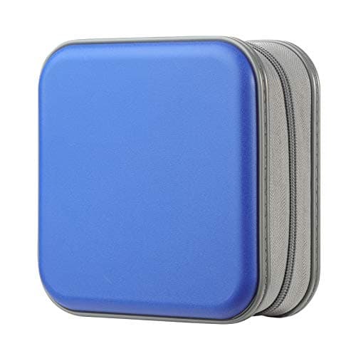 alavisxf xx CD Case, 48 Capacity Hard Plastic Portable CD Organizer Holder