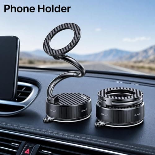 Magnetic Car Phone Holder-Magnetic Phone Holder for Car with Extendable Arm — view 2