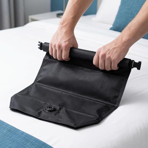 Travel Laundry Bag, Space Saving Compressible Dirty Clothes Bag — view 6