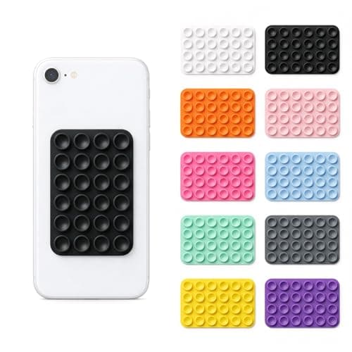 10 PcsPhone Suction Pad, Sticky Phone Grip, Non-Slip Silicone Suction