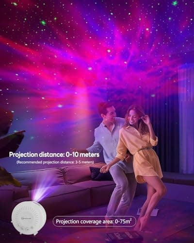 MYSTILUCK Galaxy Star Projector Night Light, Multiple Light Modes - Mini — view 6
