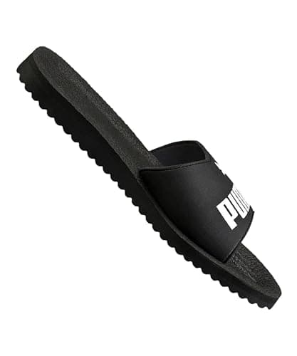Puma Unisex Adults Purecat Slide Sandals, Black-White, 6 UK — view 4