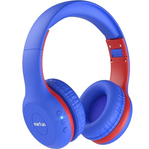 EarFun K2 Kids Headphones Wireless with Mic 45H Playtime, Volume Limit