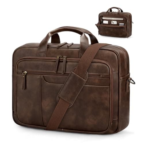 RAINSMORE Messenger Bags for Men 16 Inch Waterproof Laptop Bag