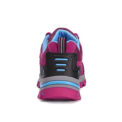 Waterproof Womens Walking Shoes Anti Slip Lightweight Outdoor Sports Trainers Breathable Comfort Travel Climbing Trekking Sneakers Hot Pink — view 6