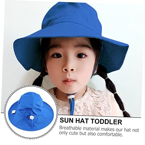 SAFIGLE Blue Cotton Breathable Quick Drying Fisherman Hat for Kids — view 4