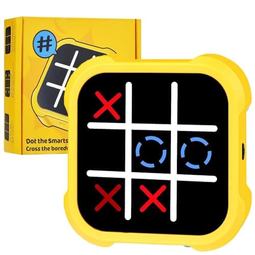 Tic Tac Toe Game, Rechargeable Travel Games, Noughts and Crosses Game