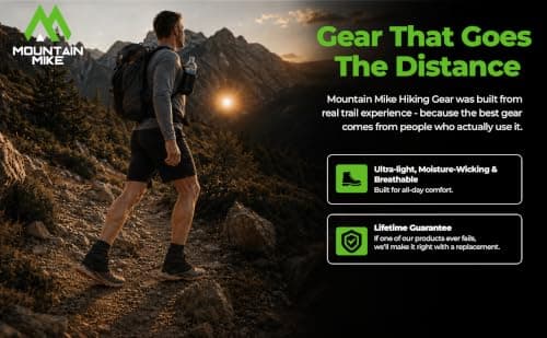 Mountain Mike Hiking Gear Boot Gaiter Black (L/XL) — view 5