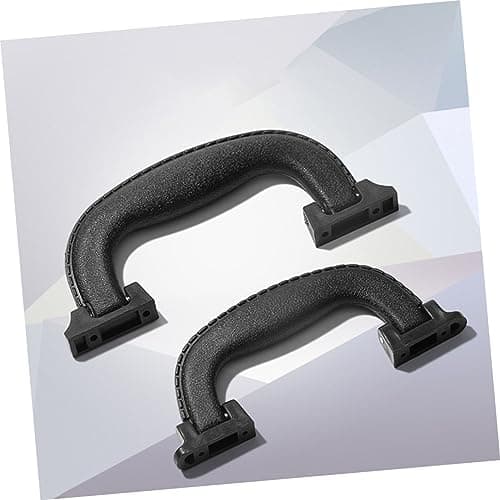 ABOOFAN Luggage Replacement Handles and Easy Installation Plastic 6pcs Black with Foldable Design Suitcase Grip Handles for Travel Bags and DIY Repairs — view 2