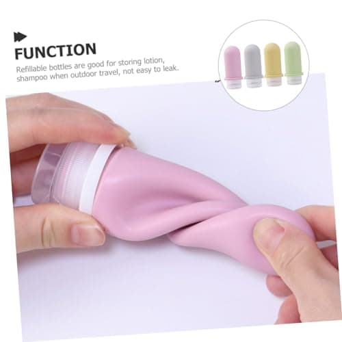 4pcs 60ml Leak Proof Silicone Travel Size Bottles — view 4