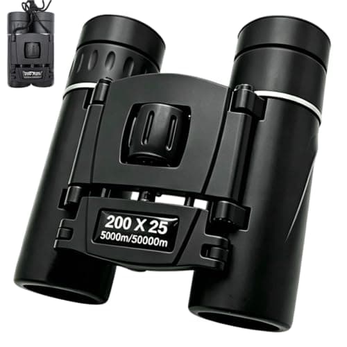 200x25 Compact Binoculars for Adults and Kids Mini Pocket Binoculars