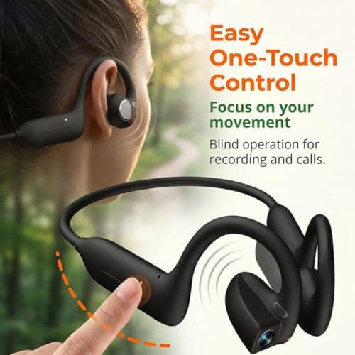 8MP Smart Camera Open-Ear Headset EIS Video,Open-Ear,Comfort Fit,Hi-Fi — view 4