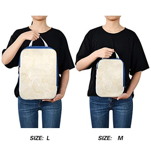 MONTOJ Yellow Rock Travel Packing Cubes, 3 Pieces Luggage Organizers Set — view 4